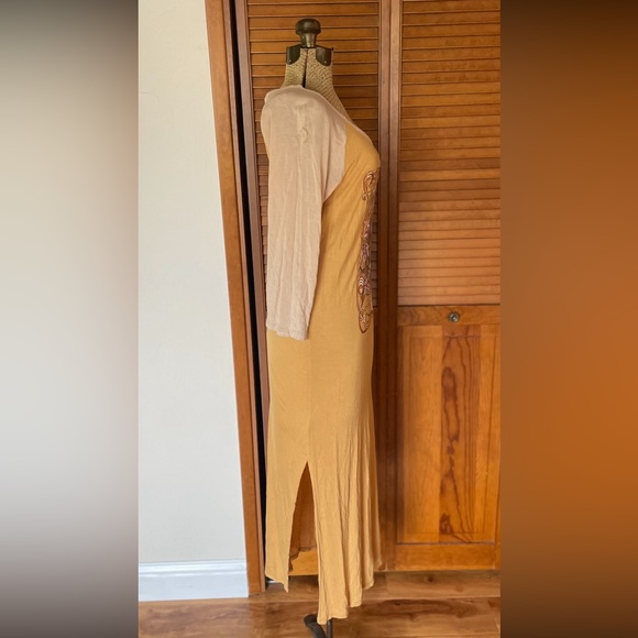 Spell | Mustard Wild Child Raglan Tee Dress | L - Picture 3 of 16